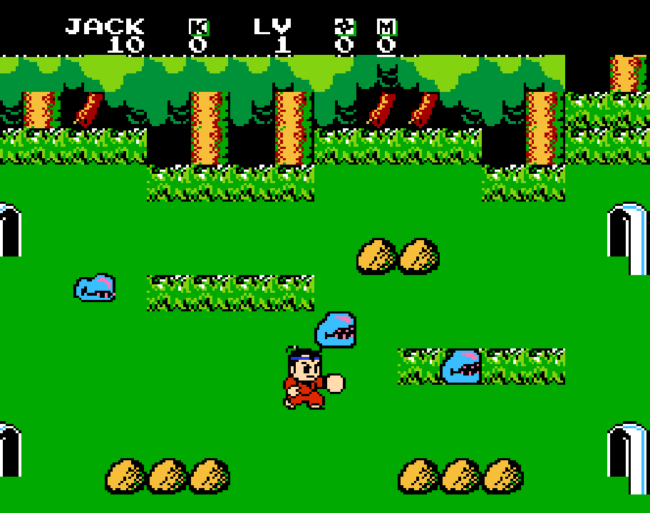 An action battle sequence with one player.