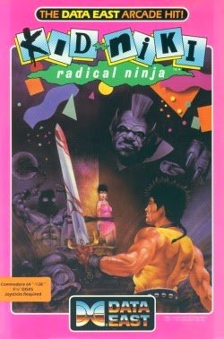 Front cover for Kid Niki: Radical Ninja on the Nintendo Entertainment System.