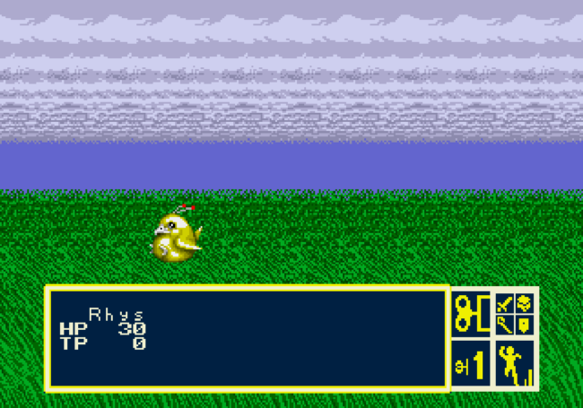 A one on one battle in the game.