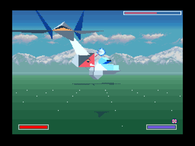 The opening stage, Corneria, in Star Fox.