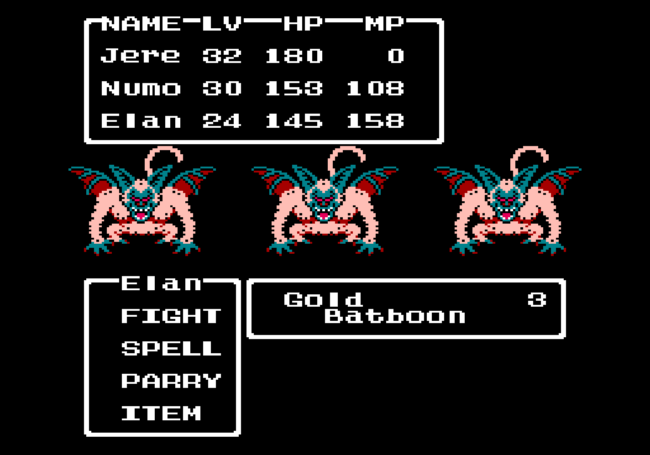 A battle sequence near the end of the story.