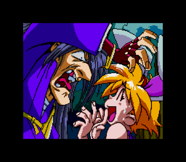 One of the early animated sequences in this game.