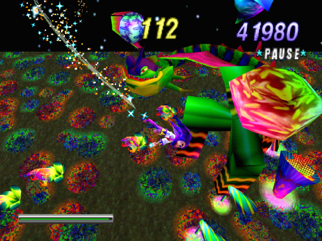 A boss encounter against a dragon.
