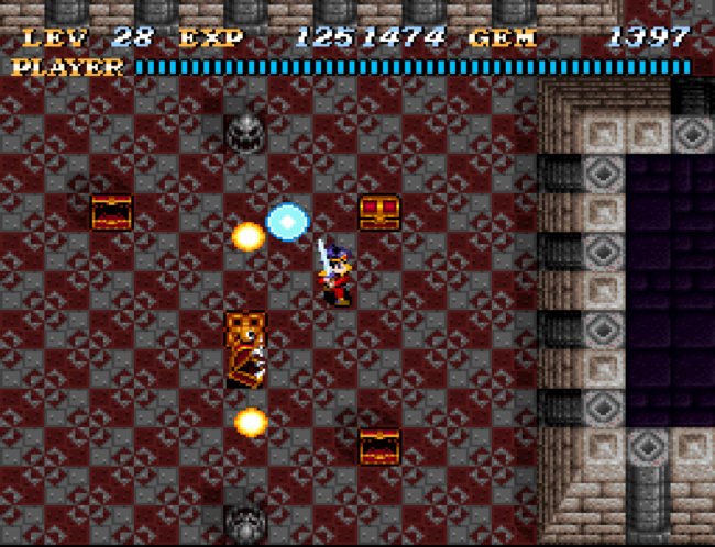 A scene inside Magrid Castle.