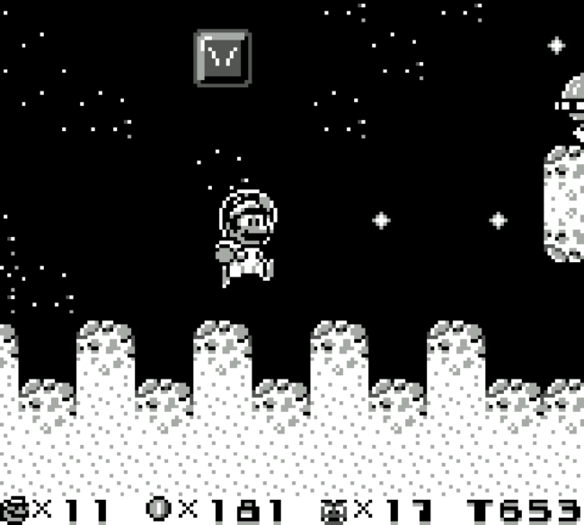 Low gravity jumping on the moon levels.