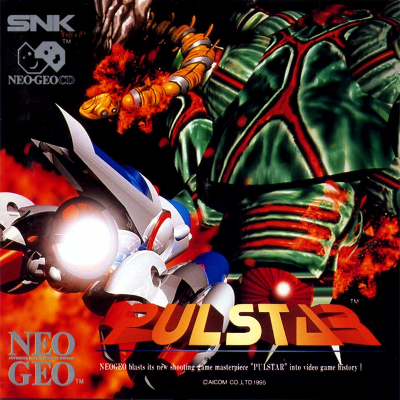 Front cover for Pulstar on the Neo Geo CD.