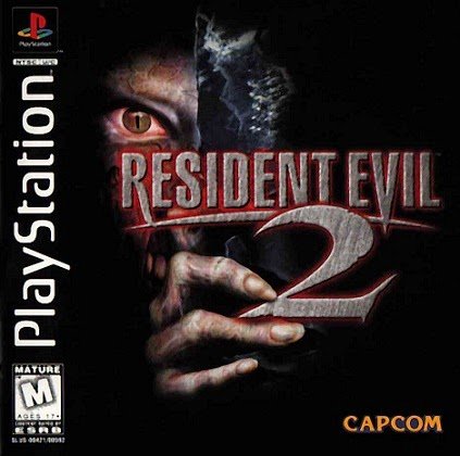 Front cover of Resident Evil 2 on the Sony PlayStation.