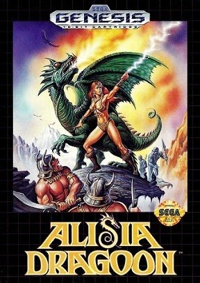 Front cover for Alisia Dragoon on the Sega Genesis.