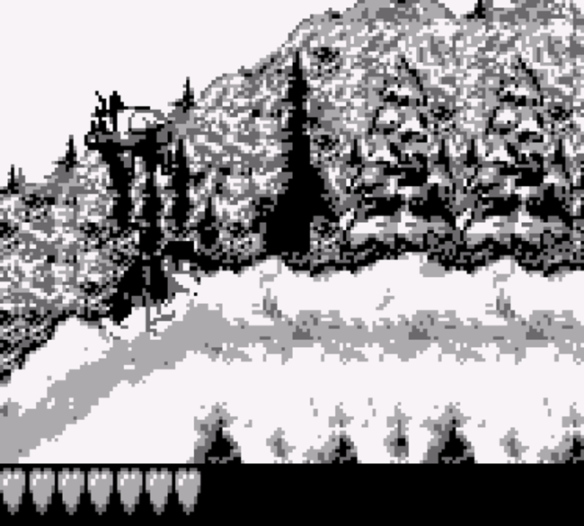 Diddy Kong runs across a snowscape in an ice themed stage.