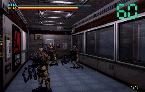 John Mayor prepares to fight against a room full of mutated humans.