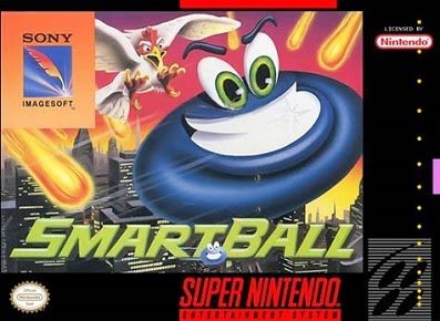 Front cover for Smart Ball on the Super Nintendo.