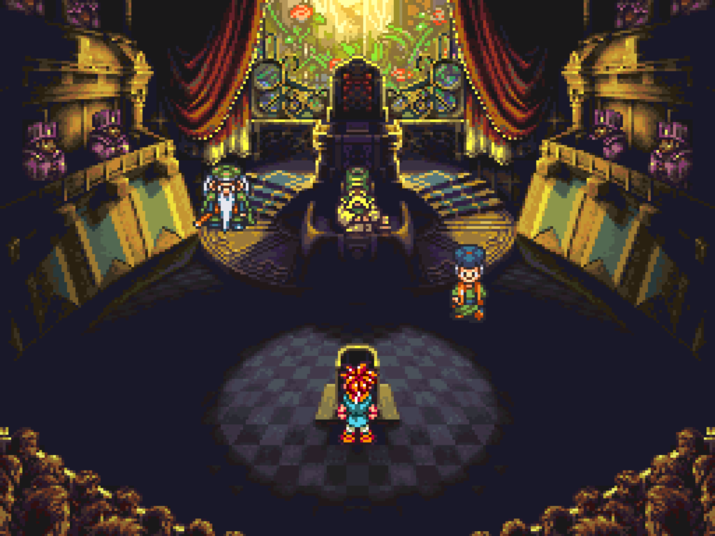 Crono stands trial for kidnapping Princess Nadia.