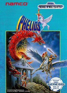 Front cover of Phelios for the Sega Genesis.