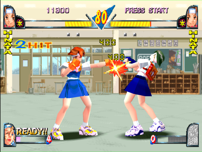 Student versus student in Rival Schools for the PS1.