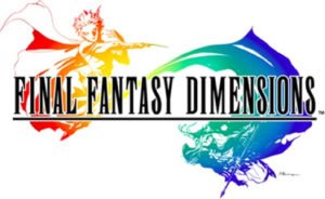 Title cover for the iPhone version of Final Fantasy Dimensions.