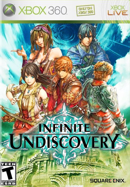 Front cover for Infinite Undiscover for the Xbox 360.