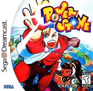Front cover of Power Stone for the Sega Dreamcast.