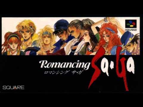 Front cover of Romancing SaGa for the Super Famicom.