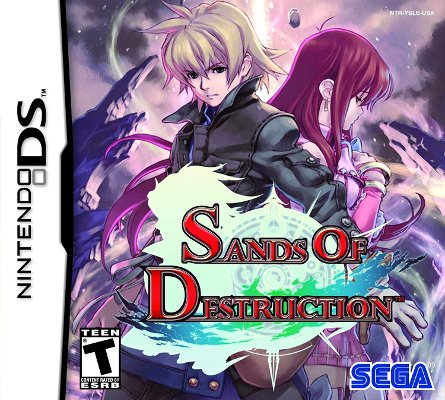 Front cover of sands of destruction for the Nintendo DS.