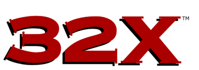 The logo for the Sega 32X add-on.