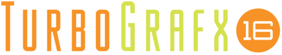 Logo for the Turbografx-16 console.