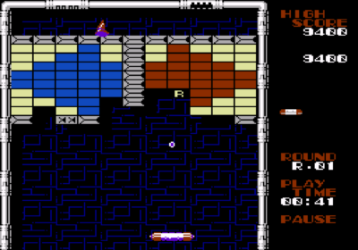 Second screenshot for the Famicom import game Arkanoid 2.
