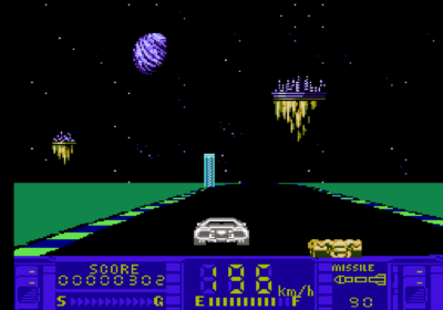 First screenshot for the NES import game Astro Fang: Super Machine.