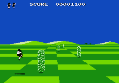 The second screenshot for the Famicom import game Attack Animal Gakuen.