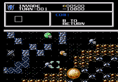 The second screenshot for the game Cosmic Wars.