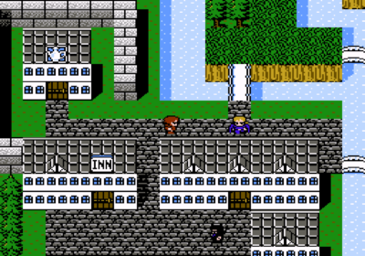 Our third screenshot of the Famicom import version of Final Fantasy II.