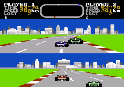 The second screenshot for the game Final Lap.