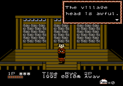 First screenshot for the game Ganbare Goemon 2.