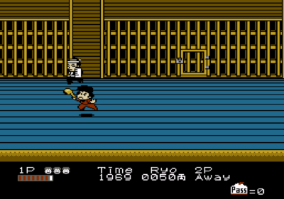 Second screenshot for the game Ganbare Goemon 2.