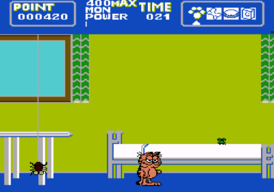 Second screenshot for the Famicom import Garfield: A Week of Garfield.