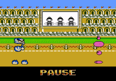 Second screenshot for the famicom import Joy Mecha Fight.