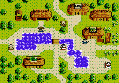 The first screenshot for the NES import Kawashi no Nushi Tsuri.