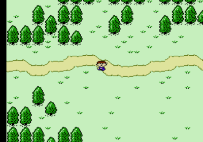 First screenshot of the Famicom import game Mother.