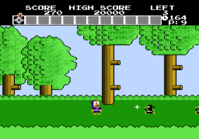 First screenshot for the game Ninja Hattori-Kun.