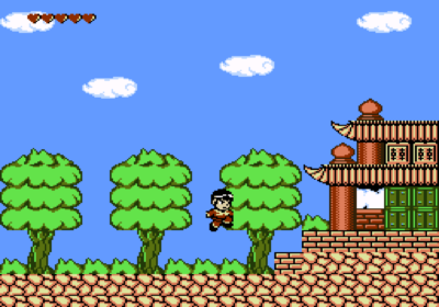 First screenshot for the Famicom import game Saiyuki World.