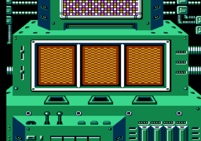 Second screenshot for the NES import game Wily & Light no Rockboard - That's Paradise.