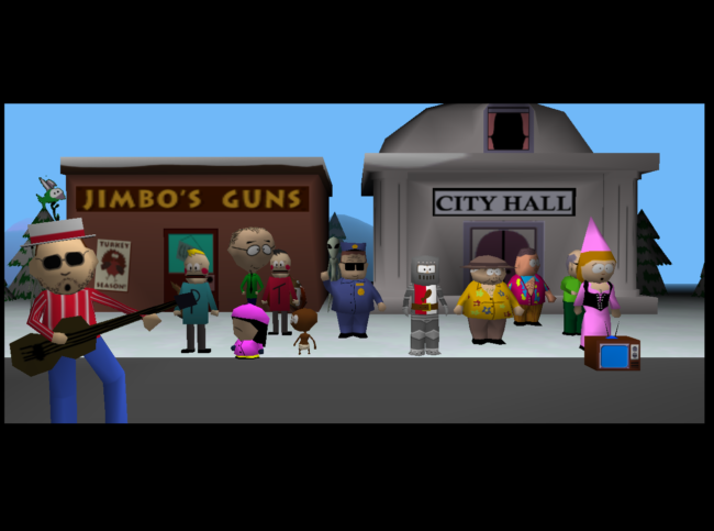 The opening sequence of the game.