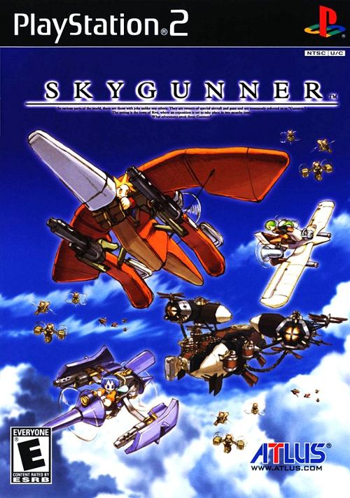 Front cover for SkyGunner on the Sony PlayStation 2.