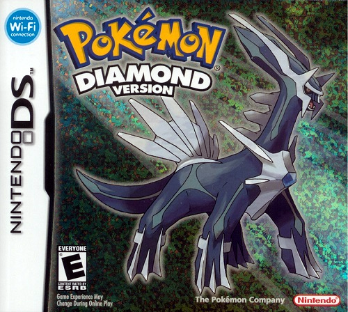 Front cover for Pokemon Diamond on the Nintendo DS.
