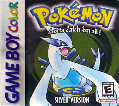 Front cover for Pokemon Silver on the Nintendo Game Boy.