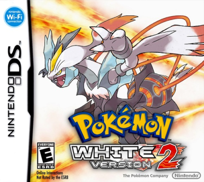 Front cover for Pokemon White 2 for the Nintendo DS.