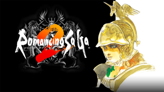 The title banner for Romancing Saga 2 for iPhone/Android.