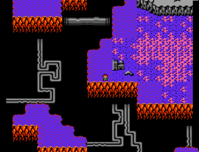 A world map scene in an area infected by bio-monsters.