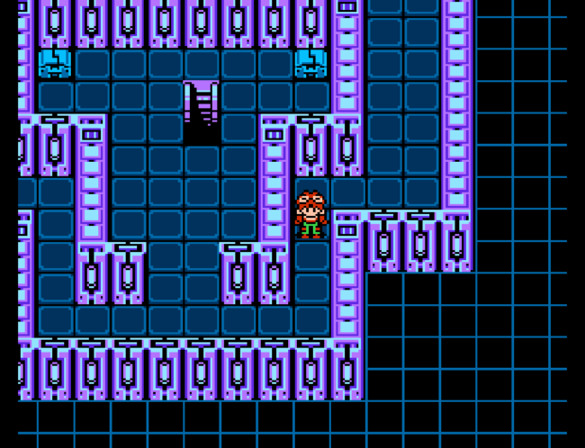 A dungeon in Lagrange Point for the Nintendo Famicom.
