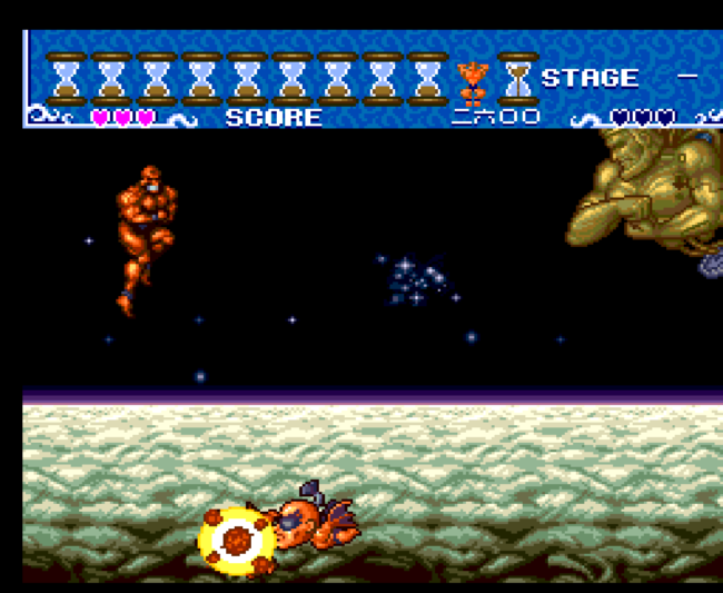 The first screenshot for Ai Cho Aniki on PC-Engine PC.