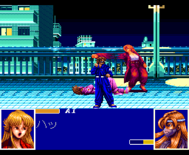 First screenshot of Ane-San for the PC-Engine.